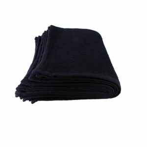 Handduk svart 50 x 90 cm - 3 st
