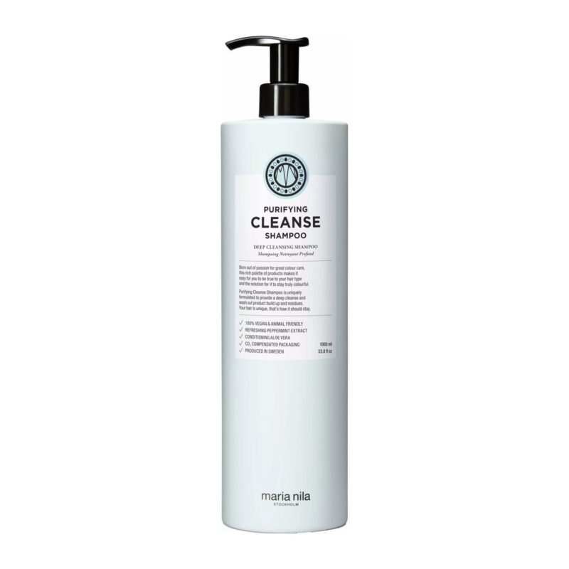 3681-Maria Nila - Purifying Cleanse Shampoo - 1000 ml