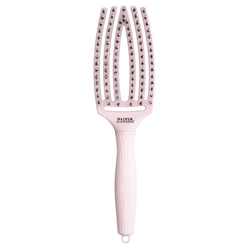 7837 OG Finger brush combo pastel pink, M Olivia Garden Fingerbrush Combo Pastel Pink medium