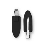 Setting clip, Svart rubberized