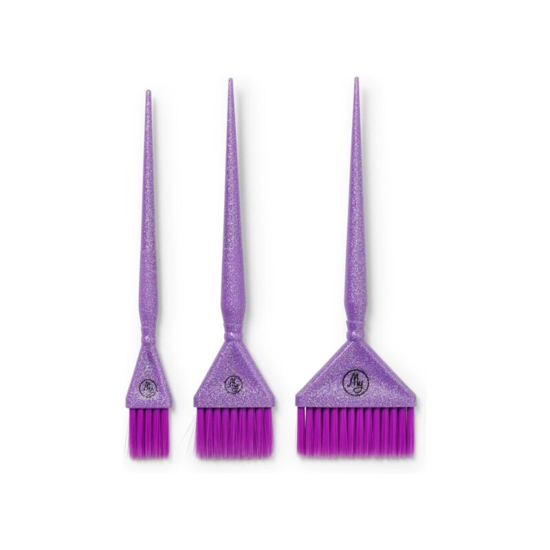 BT9205-My - Lavender Glitter Tint Brush Set