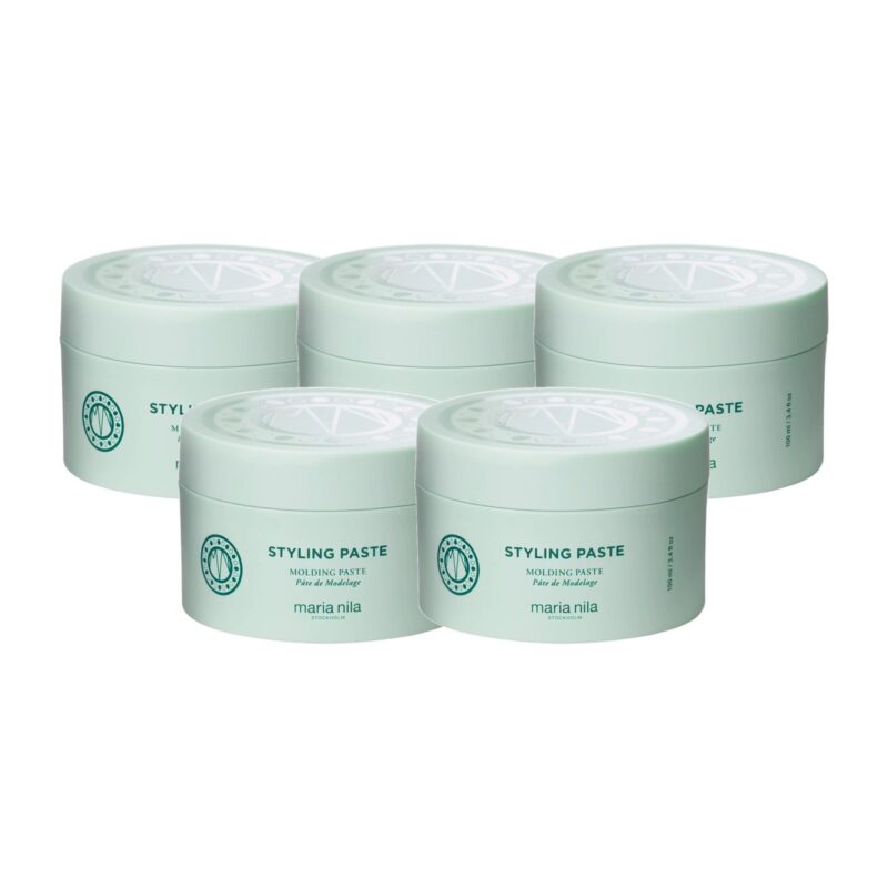 5 st Maria Nila Styling Paste 100 ml mot vit bakgrund