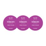 3 st Noberu Fiber Pomade 80 ml mot vit bakgrund