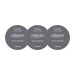 3 st Noberu Shine Pomade 90 ml mot vit bakgrund