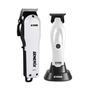 Kyone Generix Clipper White och Kyone 360 Zero Trimmer Vit